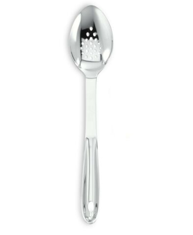 All-Clad Stainless Steel Slotted Spoon/Kitchen Tool, 13-Inch, Silver