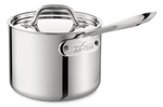 All-Clad D55201.5 D5 Polished 18/10 SS 5-Ply Bonded 1.5-qt sauce Pan with lid