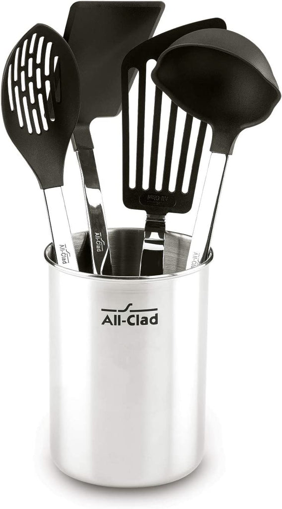 All-Clad Essentials Nonstick Cookware Set, 2 Piece Fry & Sauce Pan with Lid  Set, 8.5#double; & 2.5 qt.